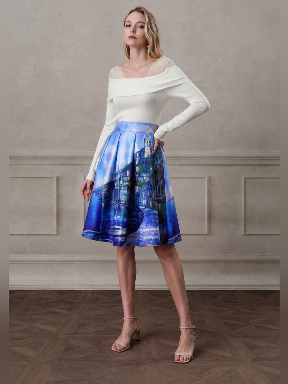 NWT Chicing Sailboat Skirt